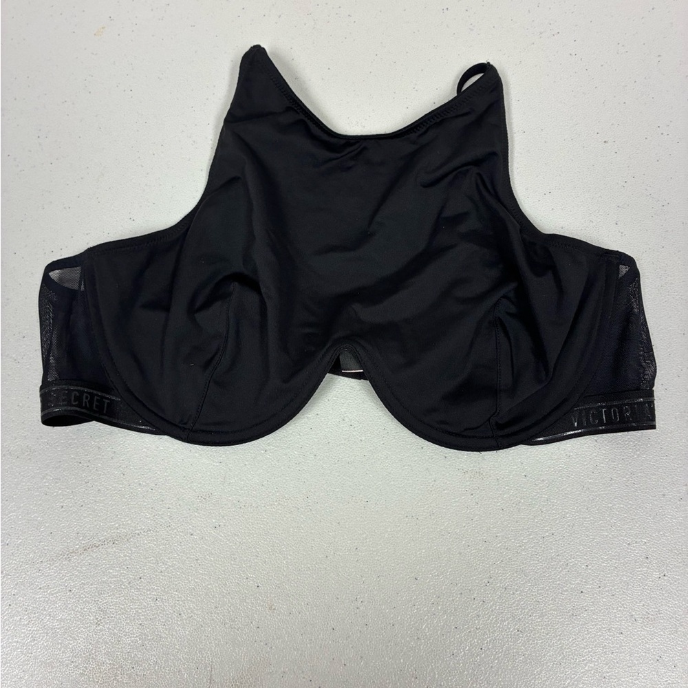 Victoria's Secret Elegant Black High-Neck Bra